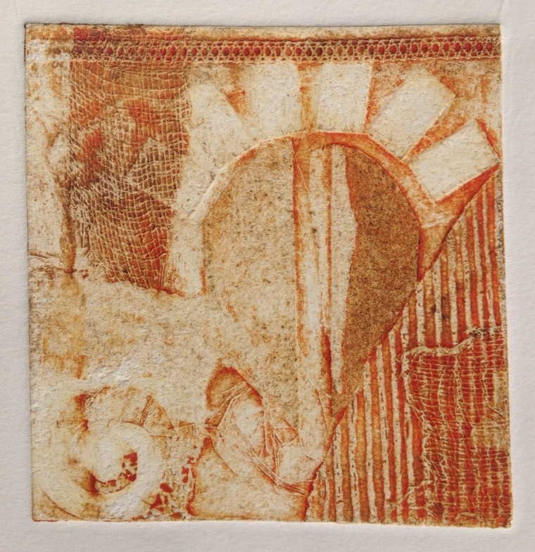 Untitled Collagraph, Mari French 2013