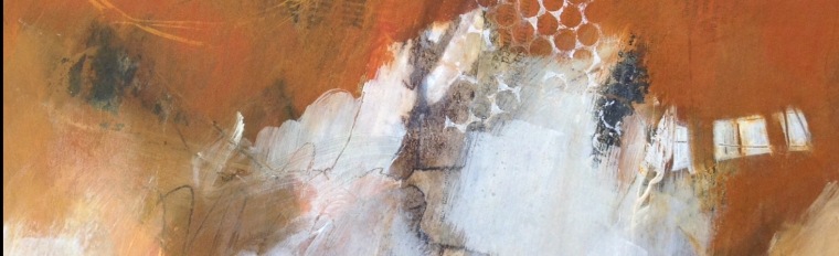 Cropped detail from mixed media Dungeness painting